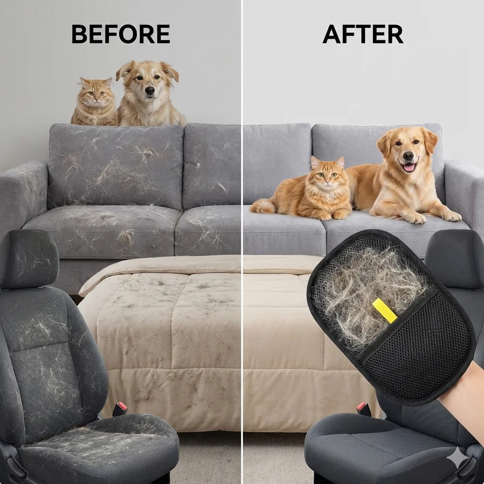 Pet Hair Removal Gloves